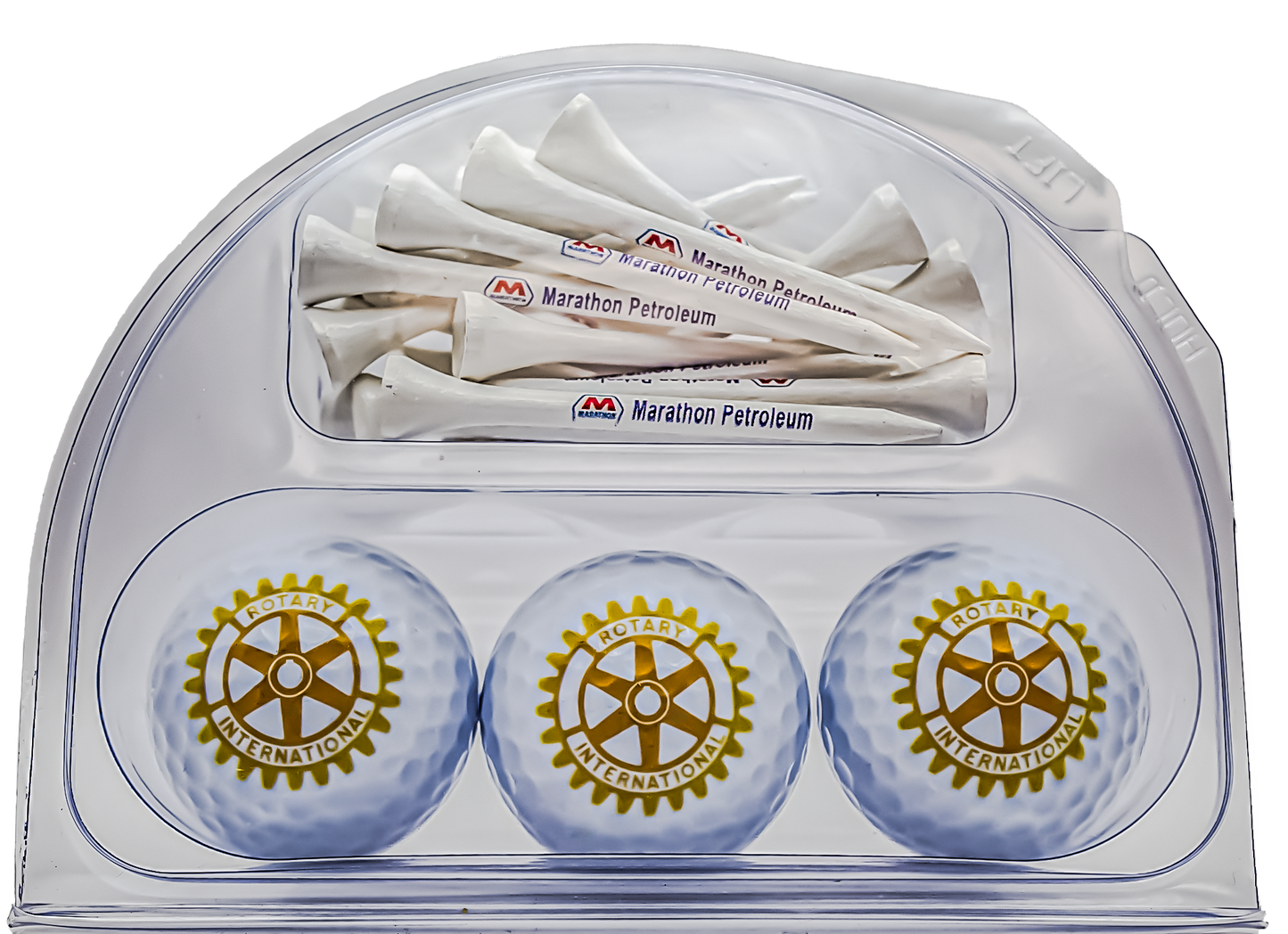 Non Branded White Balls Pack of 3 - Clam Shell